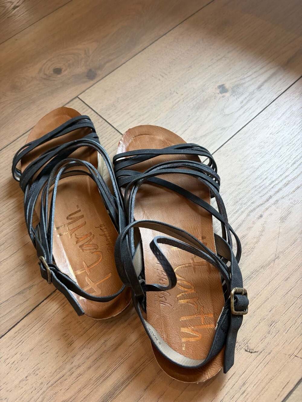 Blowfish Malibu Women's Multi-Strap Slingback Platform Sandals in Black